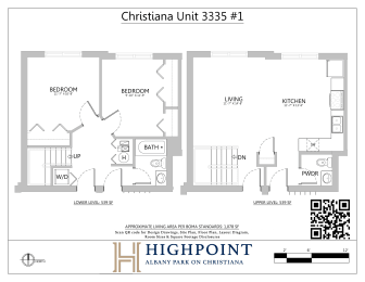 a floor plan of the first and second floors of a house