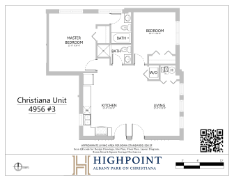 the floor plan unit 3 of the alchemy residences