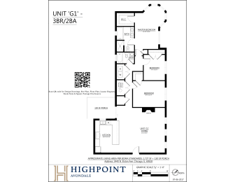 the floor plan of unit gii