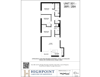 the floor plan of unit 901 132a
