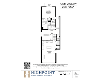 the floor plan of unit zyzymanski 23rd beta