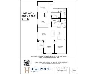 plan unit 404 2 bedrooms