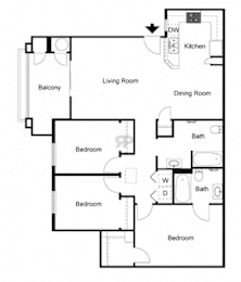 Canon de Arrowhead - Three Bedroom Apartment Home