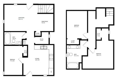 909 Leavitt three bedroom two bath