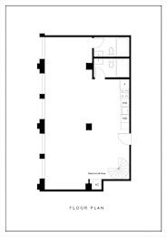 Marley Lofts Los Angles Penthouse Floor plan drawing