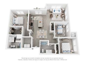 a 3 bedroom floor plan  woodland  2100 sq ft