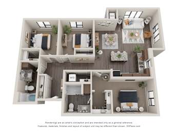 3 bed 2 bath I at Decatur Landing Apartment , Minnesota, 55445
