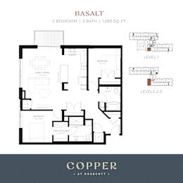 Basalt Floor Plan at Copper at Rosecott, Rosemount, 55068