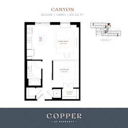Canyon Alcove Floor Plan at Copper at Rosecott, Rosemount, MN