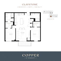 Claystone Floor Plan at Copper at Rosecott, Rosemount, Minnesota
