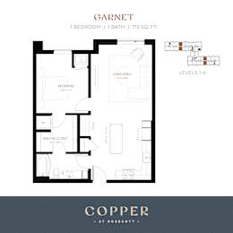 Garnet Floor Plan at Copper at Rosecott, Minnesota, 55068