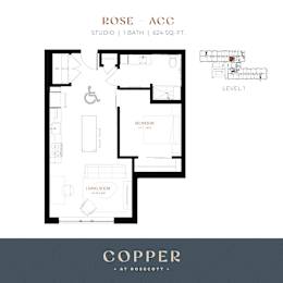 Rose Acc Floor Plan at Copper at Rosecott, Rosemount, 55068
