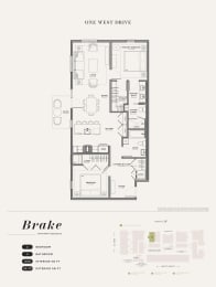 2 bed 2 bath A at One West Drive Apartments, Minnesota, 55331