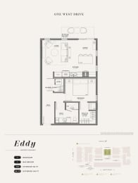 1 bed 1 bath A at One West Drive Apartments, Minnesota, 55331
