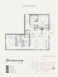 2 bed 2 bath C at One West Drive Apartments, Excelsior, MN