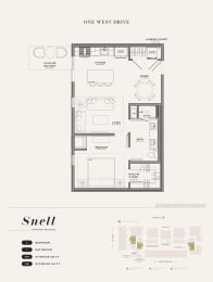 1 bed 1 bath at One West Drive Apartments, Minnesota