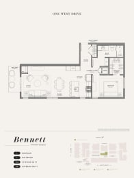 1 bed 1 bath E at One West Drive Apartments, Excelsior, Minnesota