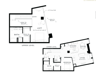 2+C Floor plan at Custom House, St. Paul, 55101