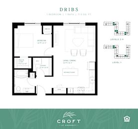 DRIBS Floor Plan at Croft at Rosecott, Rosemount, MN