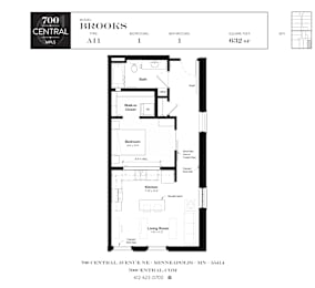  Floor Plan Brooks - LOFTS