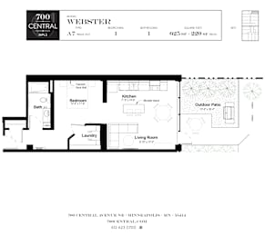  Floor Plan Webster - LOFTS