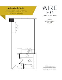 a floor plan for a bathroom with a sink and a vanity