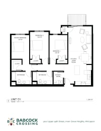  Floor Plan D1