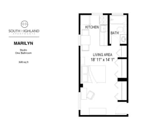 studio floor plan drawing marilyn