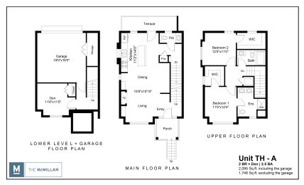 floor plan of Townhouse A