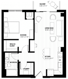 A black and white image of a floor plan for a house.