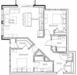 Adley-M Floor plan at Overlook on the Creek, Minnetonka, 55305