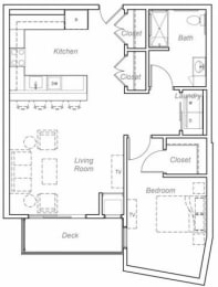 Briggs-R Floor plan at Overlook on the Creek, Minnetonka, MN