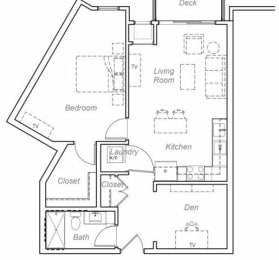 Gideon-G Floor plan at Overlook on the Creek, Minnetonka, 55305