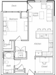 Jenning-D Floor plan at Overlook on the Creek, Minnetonka, MN