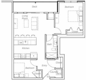 Maxwell-E Floor plan at Overlook on the Creek, Minnesota, 55305
