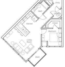 Walker-X Floor plan at Overlook on the Creek, Minnetonka, 55305