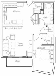 Wasson-Q-acc Floor plan at Overlook on the Creek, Minnesota, 55305