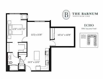 1BedDenEcho at The Barnum Apartments, Minnesota, 55110