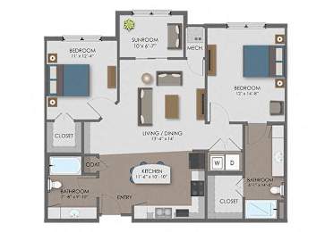 Tesla Floor Plan at The Edison at Avonlea, Minnesota, 55044