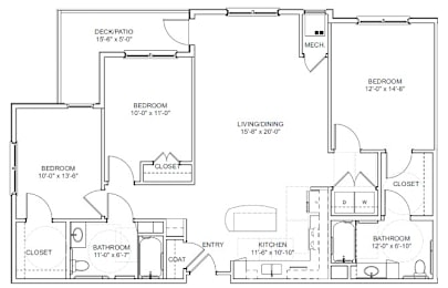 Wright II Floor Plan at The Edison at Avonlea, Lakeville Minnesota