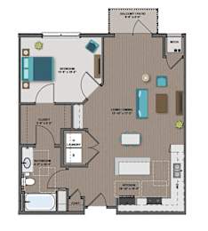 Bell Floor Plan at The Edison at Rice Creek I and II, Shoreview Minnesota