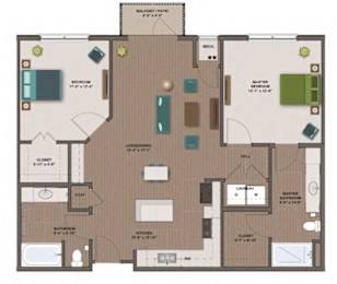Tesla Floor Plan at The Edison at Spirit, Lakeville, MN 55044