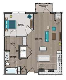 Ford Floor Plan at The Edison at Woodbury, Woodbury