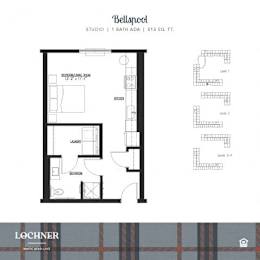 Studio_4 at Lochner Apartments, Minnesota, 55110