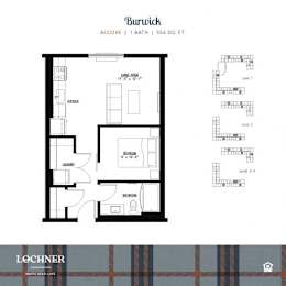 1Bed 1Bath_3 at Lochner Apartments, Minnesota