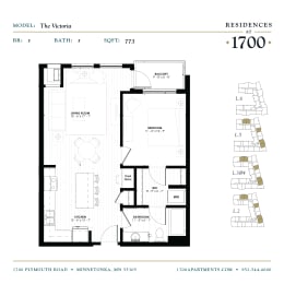 a floor plan of a bedroom apartment