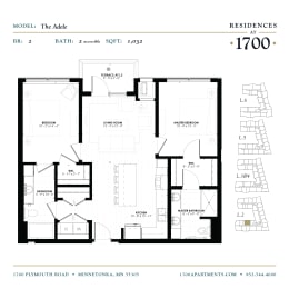 the floor plan of the residence