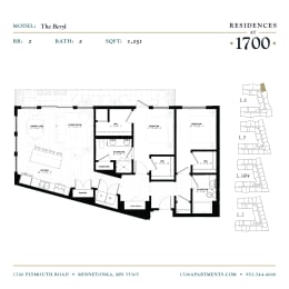 the address residence opera 1 bedroom apartment 1190 floor plan