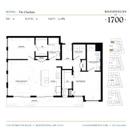 the floor plan of the condo