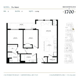 the floor plan of the residence